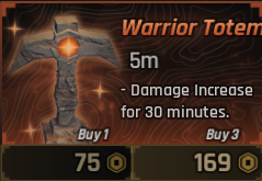 MMOJUGG The Forge Warrior Totem * 3 Details View of Item Function and Use